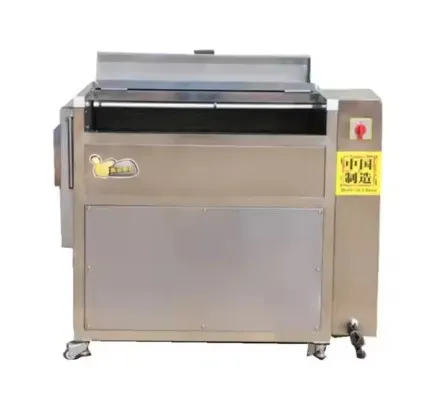 Kartöfluhreinsun og flögnun vél