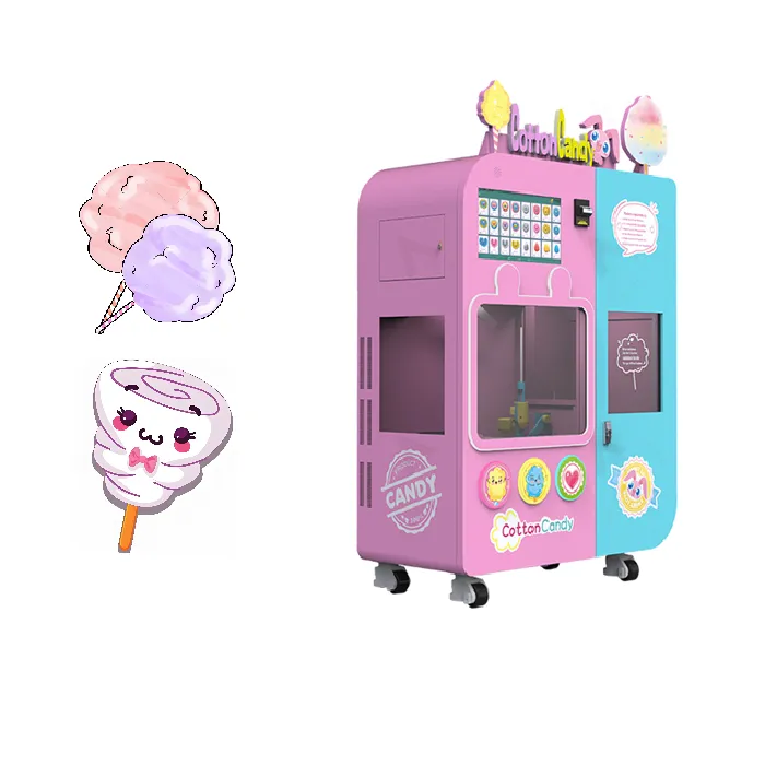 Robot Cotton Candy sjálfsalar vél